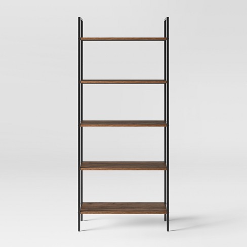 72 Loring 5 Shelf Ladder Bookcase Walnut Project 62 Target