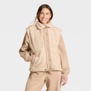 Women's High Pile Vest - JoyLab™ - 1 of 3