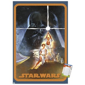 Trends International Star Wars: A New Hope - Galaxy Pose Unframed Wall Poster Prints - 1 of 4