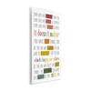 Stupell Industries Be the Nice Kid Sentiments Rainbow Text Pop Wall Plaque Art, 10" x 15" - 2 of 4