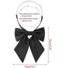 INSPIRE CHIC Women's Metallic Shiny Pre-tied Adjustable Strap Bow Ties - 2 of 4