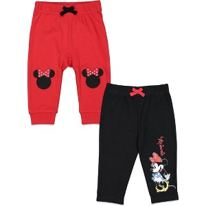 Disney Nightmare Before Christmas Zero Jack Skellington Baby Girls 2 Pack Pants Newborn to Infant - 1 of 4