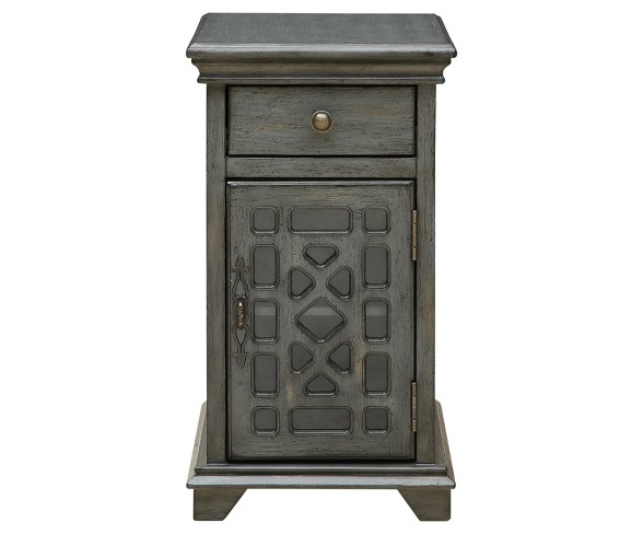 Chippendale Chairside Cabinet Gray - Treasure Trove&#174;