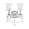 Livex Lighting Newcastle 2 - Light Wall Light in  Brushed Nickel - 3 of 4