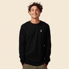 Dalix Astronaut Embroidered Cotton Classic Fit Long Sleeve Crewneck Tee Shirt Mens - 2 of 4