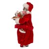 Kurt Adler 10.5-Inch Fabriché Santa in Pajamas and Robe - 4 of 4