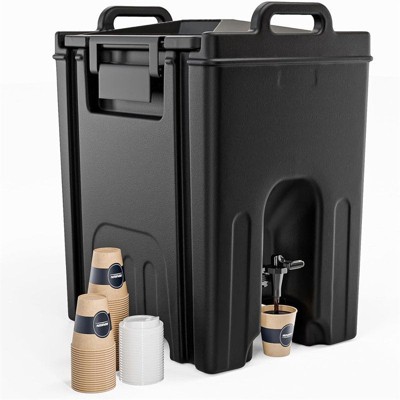Winado 12 Gallon Insulated Beverage Dispenser With 50 Cups