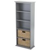 The Lakeside Collection Bookcases with 5 Baskets - 2 of 4