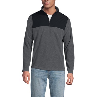 Lands' End Men's Anyweather Fleece Quarter Zip Pullover