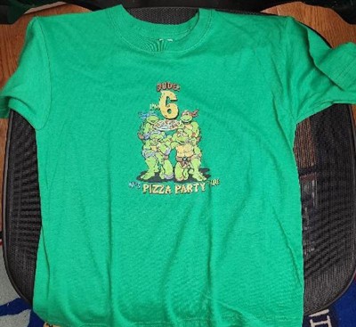 Boy's Teenage Mutant Ninja Turtles 5th Birthday Pizza Party T-shirt : Target