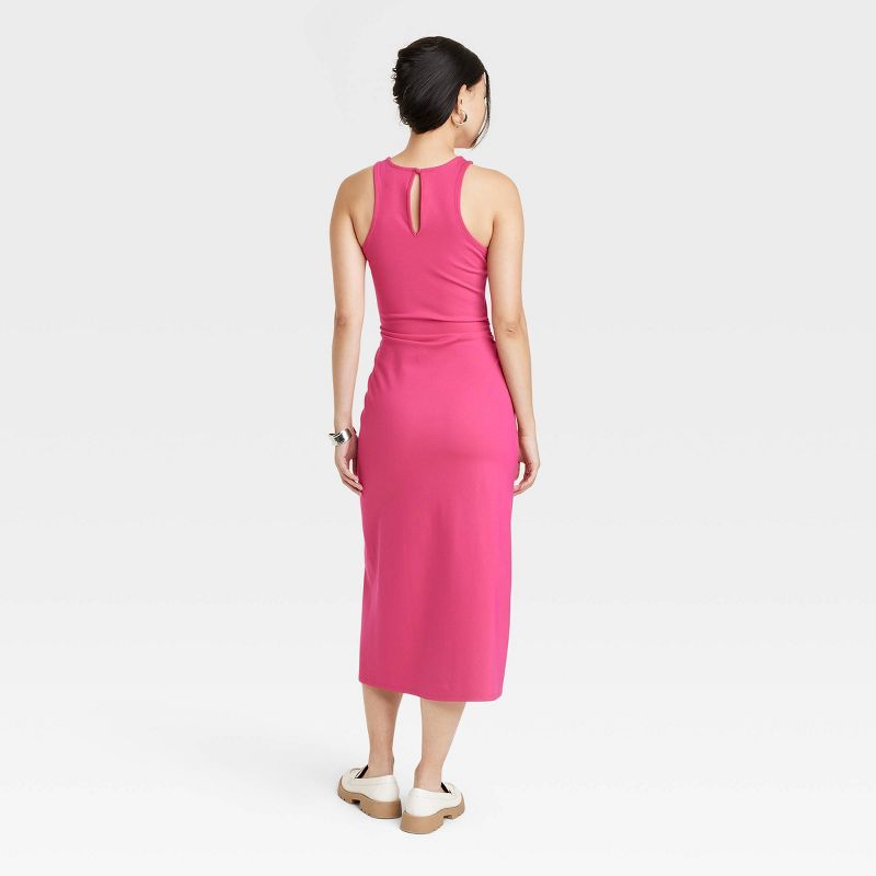 Women's Sleeveless Ponte Racerback Midi dress - A New Day™, 3 of 8