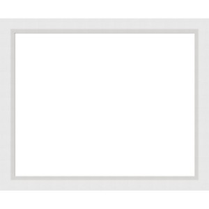 Amanti Art Blanco White Framed Dry Erase Magnetic Board - 1 of 4