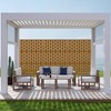 Dovelina Metal Outdoor Privacy Screen Freestanding Patio Decorative Screen (Set of 2) - 2 of 4