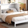 Full Size Murphy Bed with USB Port and Storage Drawers, Foldable Wood Cabinet Bed for Small Spaces-Baofuwish - 2 of 4