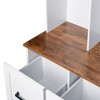 CAVINAS Hall Tree with Shoe Bench Modern Coat Rack with Top Shelves and Storage Drawers for Entryway - 3 of 4