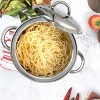 Oster Sangerfield 5 Quart Stainless Steel Pasta Pot with Strainer Lid and Steamer Basket - 3 of 4