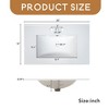 30" Bathroom Vanity with Ceramic Sink, Soft-Close Door with Built-in Shelf, Deep Drawer, Standard Drawer, Long Divider Drawer - Leovsnove - 4 of 4