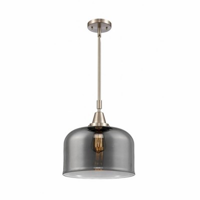 Bell - 1 Light Stem Hung Mini Pendant In Industrial Style-14.13 Inches Tall and 12 Inches Wide