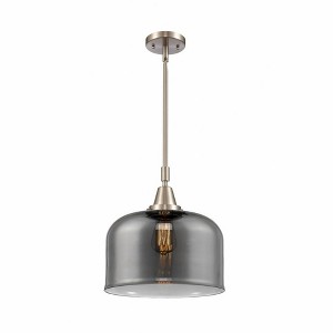 Bell - 1 Light Stem Hung Mini Pendant In Industrial Style-14.13 Inches Tall and 12 Inches Wide - 1 of 1