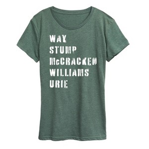 Women's - Instant Message - Emo Band List Short Sleeve Graphic T-Shirt - 1 of 4