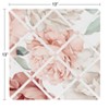 Sweet Jojo Designs Girl Fabric Photo Memo Board Peony Floral Garden Pink and Ivory - 3 of 3