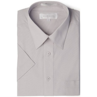 Marquis Men's Short Sleeve Regular Fit Dress shirt - S To 4XL