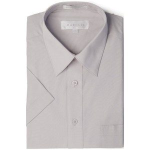 Marquis Men's Short Sleeve Regular Fit Dress shirt - S To 4XL - 1 of 3