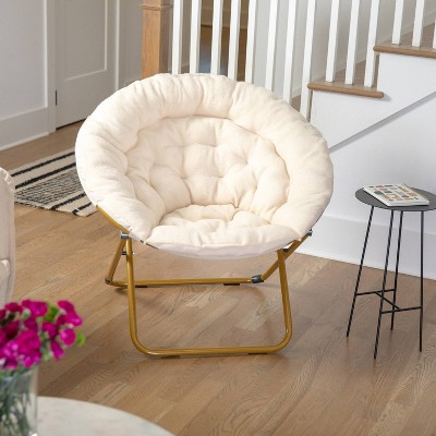 Alamont 38" Portable Folding Saucer Moon Chair