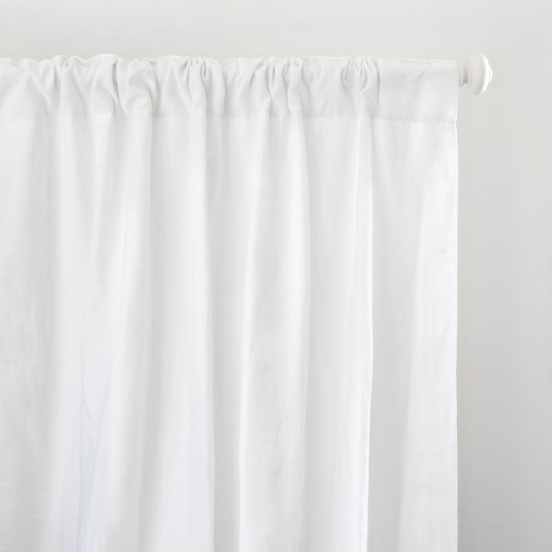 100% French Linen Window Curtain Set | BOKSER HOME, 3 of 7