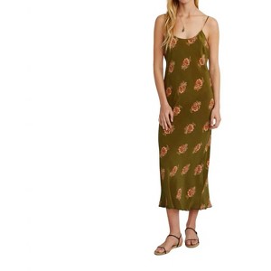 Women's Lily Silk Slip Midi Dress - CHAN LUU - 1 of 3