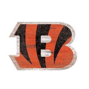 NFL Cincinnati Bengals Distressed Logo Cutout Sign - 1 of 1