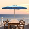 Yescom 13FT Large Outdoor Patio Umbrella UV30+ Wood 8 Rib Pole for Table Beach Yard Garden Wedding Deck Cafe Pool yellow - 2 of 4