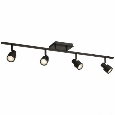 Lincoln Matte Black 35" LED Track Light