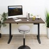 Mount-It! Dual Motor Electric Standing Desk with 55" Tabletop, Adrift & Black - 3 of 4