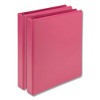 Samsill Earth’s Choice Plant-Based Durable Fashion View Binder, 3 Rings, 1" Capacity, 11 x 8.5, Berry, 2/Pack - 2 of 4