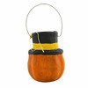 Cody Foster 6.0 Inch Pumpkin Gent Candy Bucket Halloween Wire Handle Decorative Buckets - 3 of 4