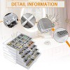 5-Drawer Acrylic Jewelry Organizer in Gray for Earrings and Accessories - 2 of 4