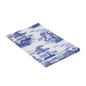 Pimpernel Blue Italian Tea Towel - Cotton Kitchen Towel with 18th Century Italian Countryside Scene, Decorative Dish Drying Accessory, (18" x 29") - 1 of 4