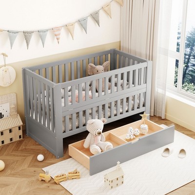 Crib With Drawers And 3 Height Options - Modernluxe : Target