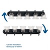 Progress Lighting, Calhoun Collection, 5-Light Vanity Light, Matte Black, Clear Glass Shades, Material: Steel - 2 of 4