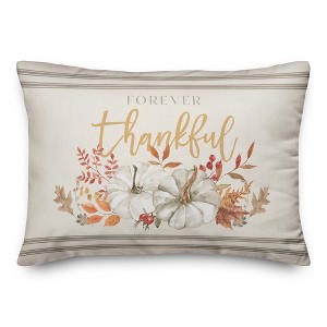 Creative Products Forever Thankful 20 x 14 Indoor / Outdoor Pillow - 1 of 3