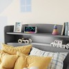 TIRAMISUBEST Twin Size Kids Bed Frame w/ Motion Sensor Light in Bookcase Headboard, Wood Platform Bed w/ Short Guardrails - 4 of 4