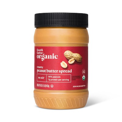 Organic No Stir Creamy Peanut Butter - 16oz - Good & Gather™