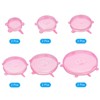 Unique Bargains Reusable Silicone Stretch Lids for Bowls and Food Covers 2 Sets - 3 of 4