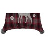 C&F Home 18" x 18" Frosty Deer Plaid Embellished Christmas Throw Pillow - 3 of 4