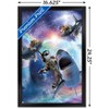 Trends International James Booker - Galaxy Cat Sharks Framed Wall Poster Prints - 3 of 4