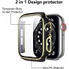 Worryfree Gadgets Bumper Case with Screen Protector for Apple Watch 38mm, White/Silver - 2 of 4