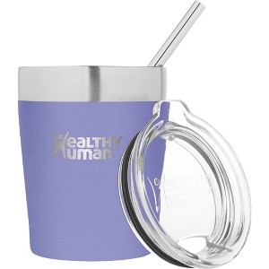 Healthy Human Stainless Steel Tumbler with Straw |(12oz, Lilac) - 1 of 4