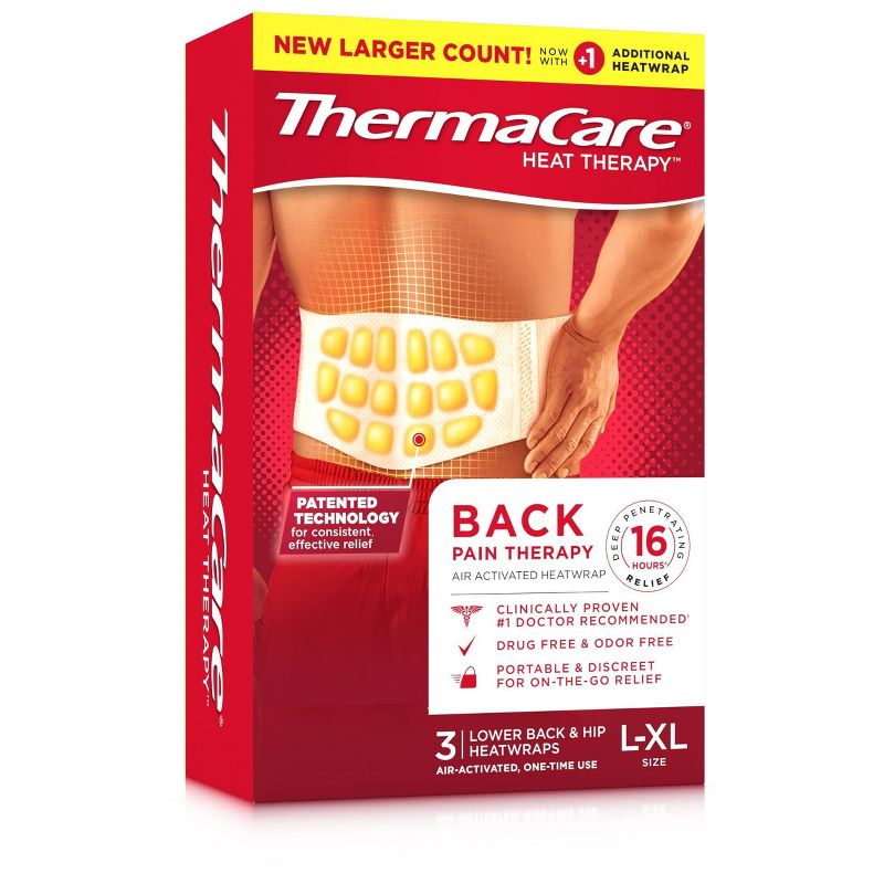 ThermaCare Lower Back/Hip Heatwrap - 3ct, 1 of 9