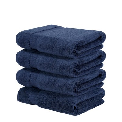 Splash Ultra-Soft Zero Twist 100% Ring Spun Cotton Bath Towel Set - Reversible, 550 GSM, Breathable, Lightweight, Highly Absorbent Towels for Bathroom